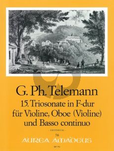 Telemann Trio Sonata F-major TWV 42:F13 Violin-Oboe[Vi.]-Bc