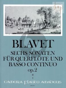 6 Sonaten Op.2 Vol.2 (No. 4 - 6) Flöte und Bc