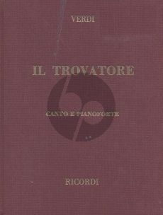 Verdi Il Trovatore Vocal Score (it.) (Hardcover)