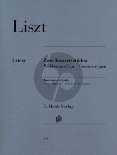 Liszt 2 Konzertetuden (edited by M.Eckhardt and W.Haug-Freienstein) (Henle-Urtext)