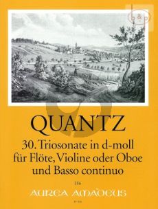 Triosonate No.30 d-minor (QV 2:Anh.9) (Flute-Vi.[Ob.]-Bc)