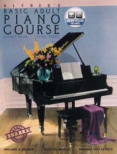 Alfred's Basic Adult Piano Course Lesson Book Level 3 Bk-Audio Online