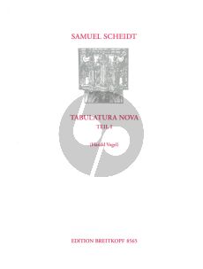 Scheidt Tabulatura Nova Vol. 1 SSWV 102 - 126 Orgel oder Cembalo (Harald Vogel) (Neuausgabe)