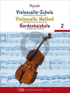 Pejtsik Violoncello Method Vol.2 (Continuation of the Violoncello ABC)