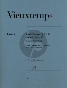 Vieuxtemps Concerto No.5 a-minor Op.37 Violin-Orch. (piano red.)