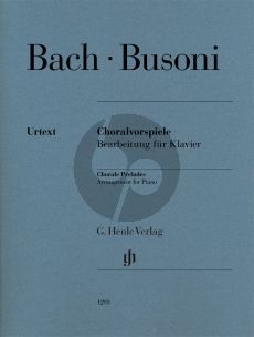 Bach Orgel-Choralvorspiele Piano solo (Busoni)