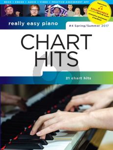 Really Easy Piano: Chart Hits - #4 Spring/Summer 2017 (Book with Audio online)