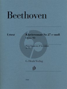 Beethoven Sonate e-moll Op.90 (No.27) Klavier (ed. Murray Perahia und Norbert Gertsch) (Henle-Urtext)