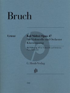 Bruch Kol Nidrei Op. 47 für Violoncello und Orchester (Klavierauszug) (Annette Oppermann)