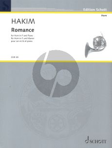 Hakim Romance for Horn in F and Piano