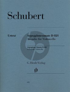 Schubert Sonate Arpeggione a-moll D.821 (Violoncello) (Henle-Urtext)