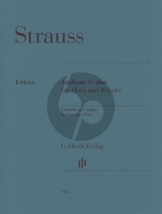 Strauss Andante C major for Horn and Piano