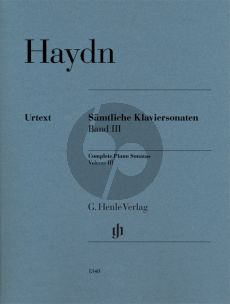Haydn Samtliche Sonaten Vol.3 Klavier (edited by Georg Feder) (fingerings by 11 different pianists)