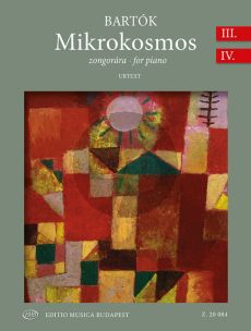 Bartok Mikrokosmos Vol. 3 and 4 BB 105 for Piano (edited by Yusuke Nakahara)
