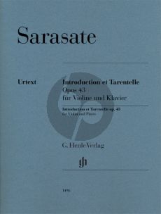 Sarasate Introduction et Tarentelle op. 43 for Violin and Piano (Peter Jost)