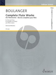 Boulanger L. Complete Flute Works for Flute and Piano (Weinzerl/Wachter)