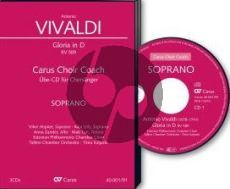Vivaldi Gloria RV 589 D-dur Tenor Chorstimme MP3-CD (Soli [SSA]-SATB-Orch.) (Carus Choir Coach)