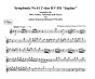 Mozart Symphonie KV 551 C-dur (Jupiter) fur Flote-Violine-Violoncello-Klavier Partitur und Stimmen (bearbeiter J.N. Hummel)