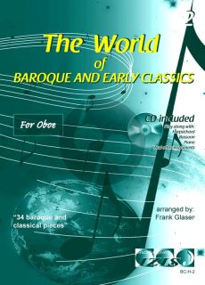 The World of Baroque and Early Classics Vol.2 for Oboe (Bk-Cd) (arr. Frank Glaser)