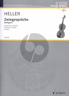 Zwiegesprache (Dialogues) (9 Duets) (2 Violins)