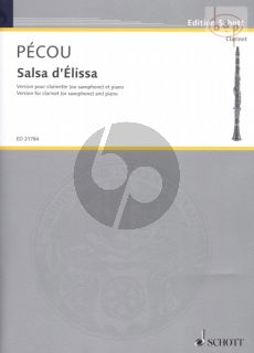 Salsa d'Elissa for Clarinet in Bb or Soprano Sax and Piano