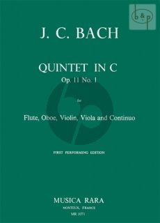 Quintet C-major Op.11 No.1 (Fl.-Ob.-Vi.-Va.-Bc)