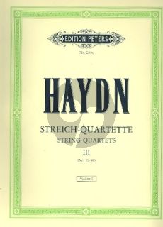 Haydn Streichquartette Vol.3 Stimmen (Herausgegeben von Andreas Moser und Hugo Dechert)