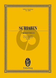Scriabin Prometheus Op.60 The Poem of Fire (Edition Faubion Bowers) (Study Score)