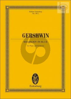 Gershwin Rhapsody in Blue Piano and Orchestra Study Score (Schmidt / Grofé