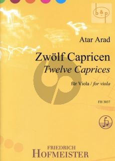 12 Caprices for Viola