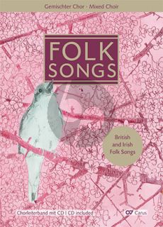 Folk Songs Choral Collection for Mixed Choir (Book with CD) (Mirjam James)