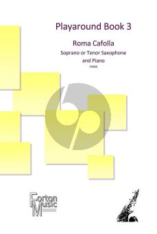 Cafolla Playaround Book 3 Soprano or Tenor Saxophone and Piano