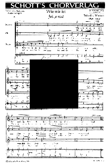 Martinu Tschechische Madrigale No. 7 Wie mir ist Gemischter Chor (SAT)