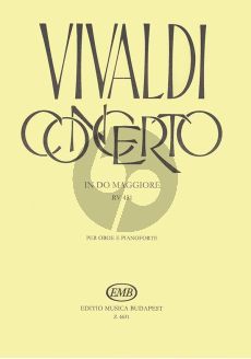 Vivaldi Concerto C-major RV 451 Oboe, Strings and Bc Reduction Oboe and iano (Edited by Pál Karolyi)