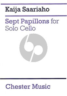 Saariaho 7 Papillons for Violoncello solo