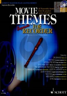 Movie Themes (Soprano Rec.-Piano) (Bk-Cd) (CD with Full Performance-Play-Along and piano part to print)