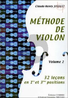 Methode de Violon Vol.2 32 Lecons 1 - 3 pos.