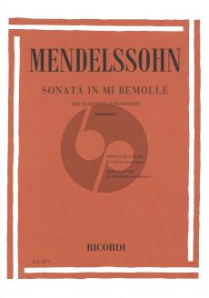 Mendelssohn Sonata E-flat for Clarinet and Piano