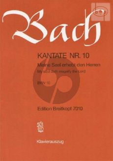 Bach Kantate No.10 BWV 10 - Meine Seele erhebt den herren (My soul doth magnify the Lord) (Deutsch/Englisch) (KA)