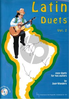 Wanders Latin Duets Vol.2 2 Guitars (Bk-Cd) (Easy Duets with Play Along Cd) (Grade 2 - 3)