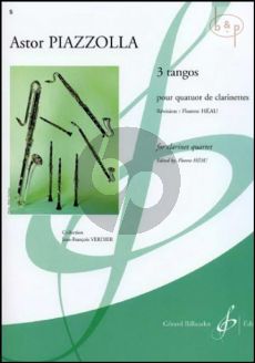 3 Tangos (4 Clar.[Eb/Bb-Bb-Bb[Bassethorn]- Bass Clar.])