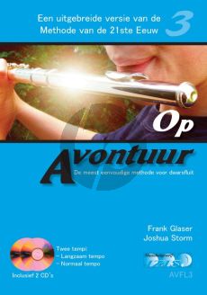 Glaser-Storm Op Avontuur Vol.3 (Bk-2 Cd's) (De meest eenvoudige methode voor dwarsfluit)