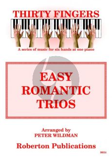 Wildman 30 Fingers Easy Romantic (Piano - 3 players on 1 pano)