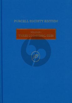Purcell 3 Occasional Odes (Edited Bruce Wood) (Purcell Society Edition Hardcover 148 Pages)