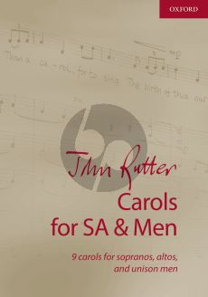 Rutter Carols for SA-Men Vocal Score