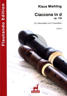 Miehling Ciaccona in d-minor Opus 136