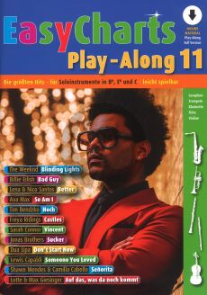 Easy Charts Play-Along Vol.11 (all C.-Bb-Eb. Instr.) (Book with Audio online) (Uwe Bye)