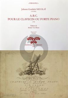 Nicolai L’A.B.C pour le clavecin ou forte piano Book with Cd (Comprend 32 leçons et des suppléments classés par tonalité) (Edited by Marie Van Rhijn)