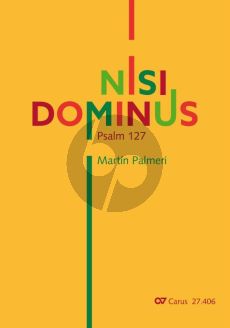 Palmeri Nisi Dominus Psalm 127 Sopran solo, SATB, Bandoneon (Akkordeon), Pfte, 2 Vl, Va, Vc, Cb (Klavierauszug)