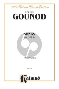Gounod Songs Vol. 4 Low Voice